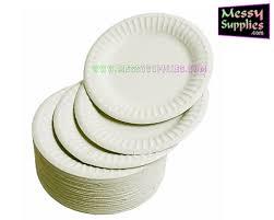 Plastic Disposable Plain Paper Plate