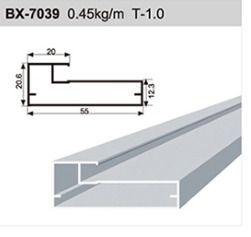 Plastic Aluminum Kitchen Furniture Profiles