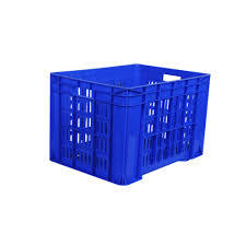 Green Blue Color Plastic Crates