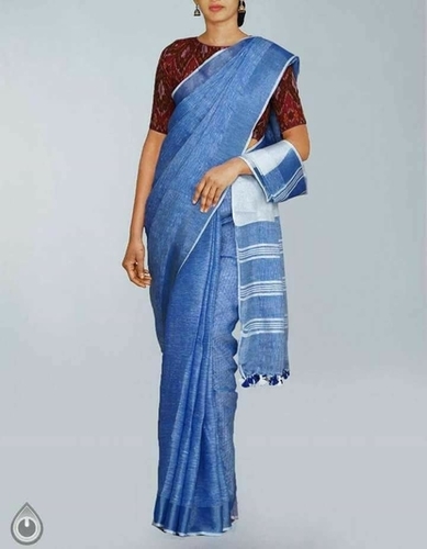 Local Handloom Linen Saree