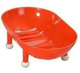 Red Color Plastic Soap Dish