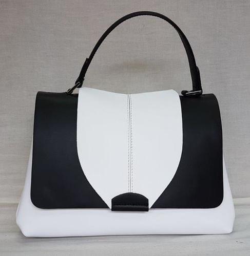 Black and White Color Bag For Ladies