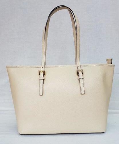 Creme Color Ladies Hand Bag