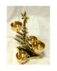 Designer Brass Candle Stand