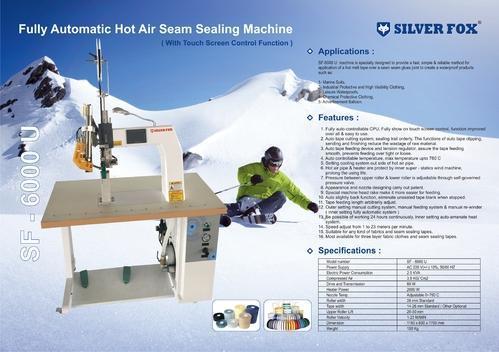 Hot Air Seam Sealing Machine For Raincoats, Jackets, Bags