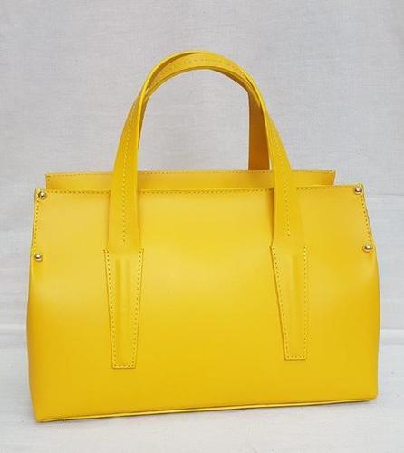 Yellow Color Ladies Hand Bag