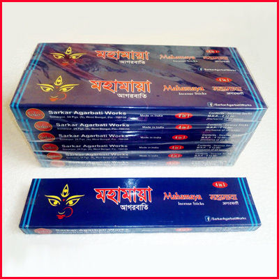 Mahamaya Incense Sticks Box (4 In 1) Burning Time: 35 Minutes