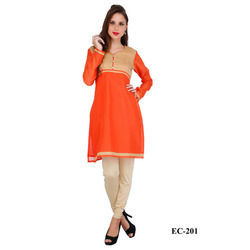 Ladies Designer Pink Kurtis