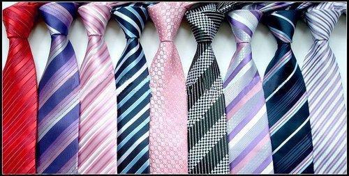 Mens Striped Silk Neckties