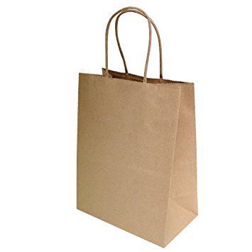 Plain Brown Kraft Paper Bag