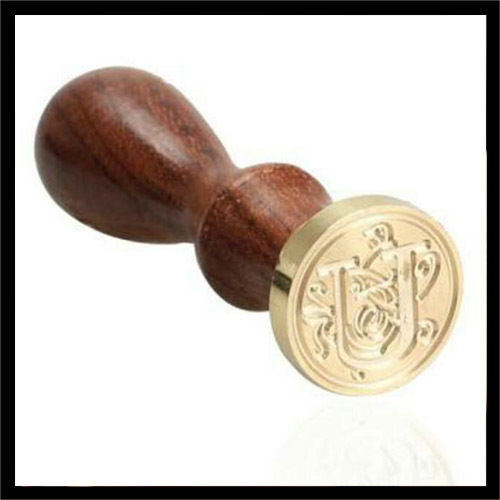 Round  Wax Seal Rubber Stamp