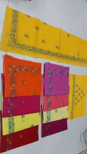 Border Printed Joda Saree