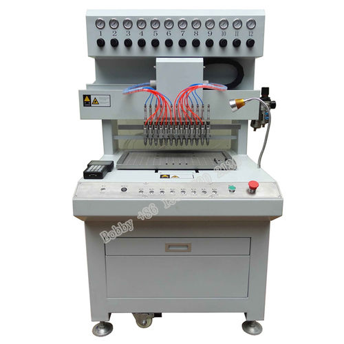 12 Color PVC Rubber Label Making Machine