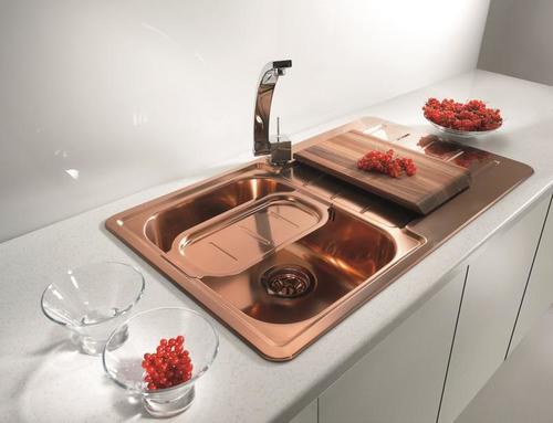 Kitchen Copper Inset Sink