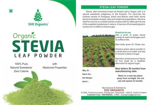 Organic Stevia Leaf Powder