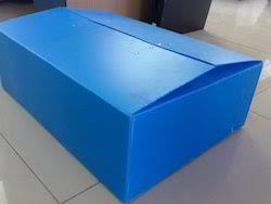 Blue PP Corrugated Boxes