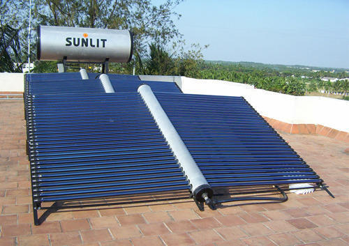 Evacuated Tube Domestic Solar Water Heater