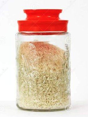 Impeccable Finish Rice Jars