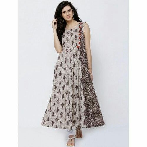 Sleeveless Long Ladies Kurtis