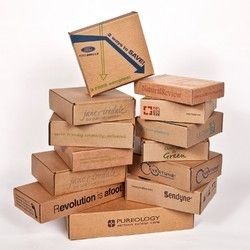 Printed Brown Corrugated Boxes