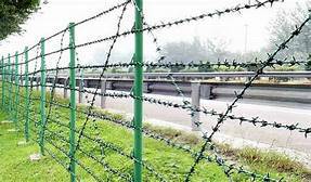 Security Barbed Wire Fencing