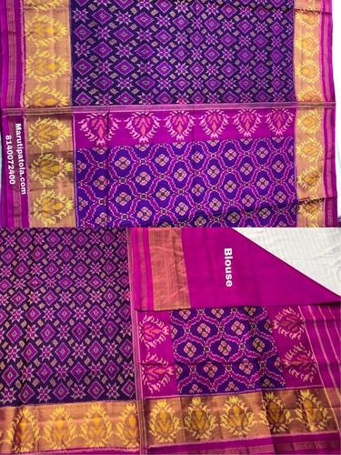 Summer Stylish Look Patola Silk Saree