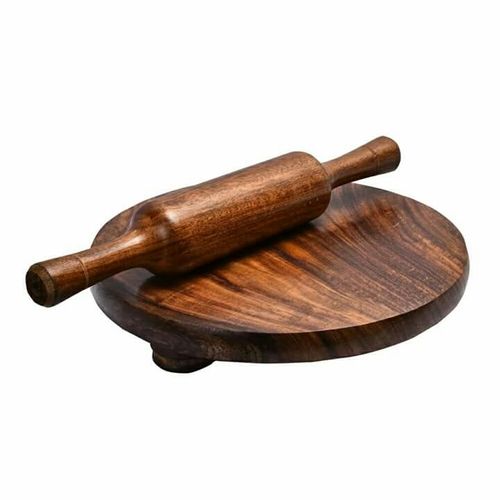 Wooden Rolling Pin And Board