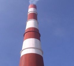 Industrial Chimney For Hot Flue Gases Or Smokes