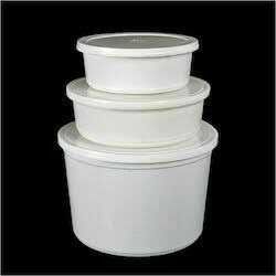 White Plastic Food Container