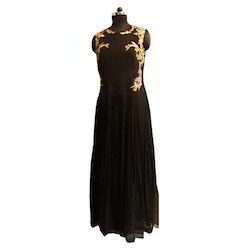 Black Color Designer Ladies Gown