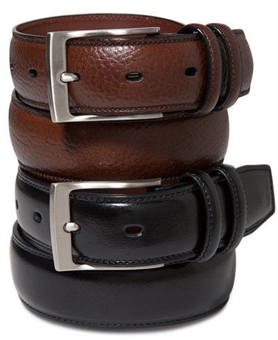 Brown And Black Mens Leather Belts