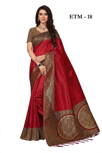 Summer Innovative Ladies Patola Red Sarees