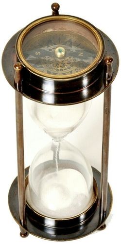 Antique Brass Sand Timer