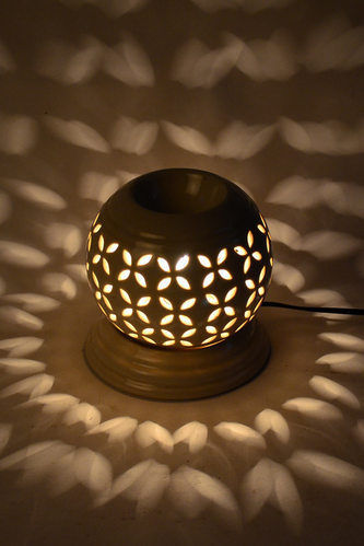 Brown Electrical Round Oil Diffuser