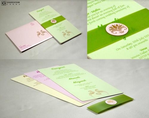 Modern Wedding Invitation Card