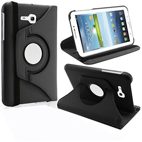 Tab 3 (7.0 Inch) Neo Lite Tab 3V, T110, T111 Tablet 360 Degree Rotating Cover Case [Samsung Galaxy]