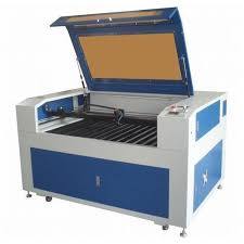 Blue Sturdy Construction Laser Cutting Machine