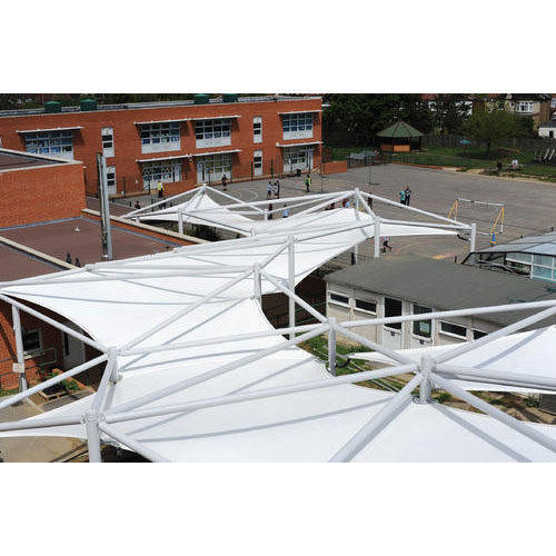 Black Cantilever Tensile Structure Service