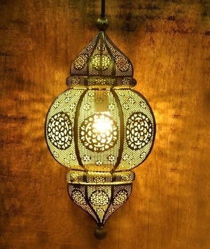 Fancy Etching Moroccan Lantern