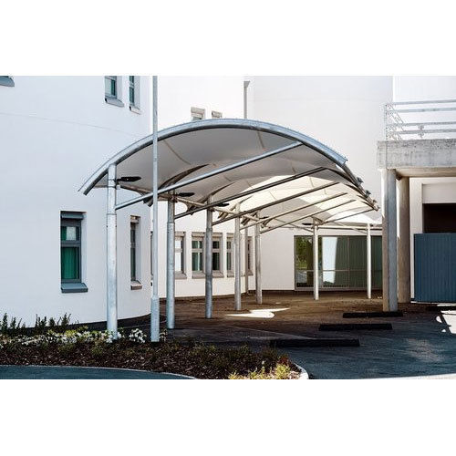 Steel Pvc Cantilever Tensile Structure