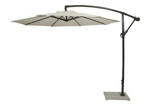 Side Poll Metal Outdoor Garden Umbrella