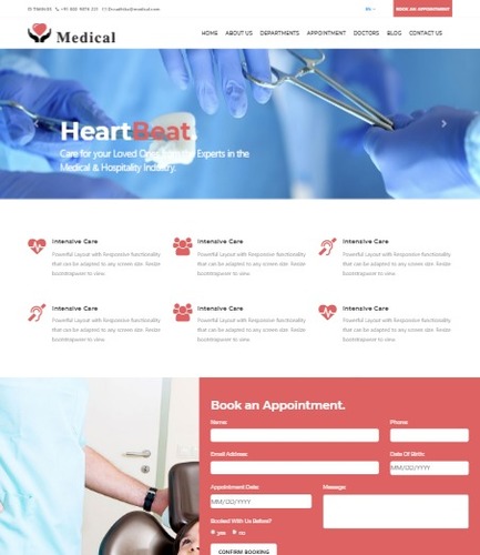 Dynamic Medical Services Application: Construction