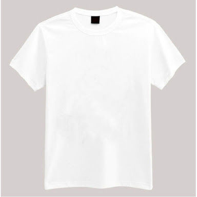 Plain White Round Neck T-Shirt