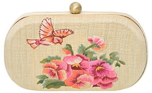 Fabric and Lace Handicraft Designer Box Clutches