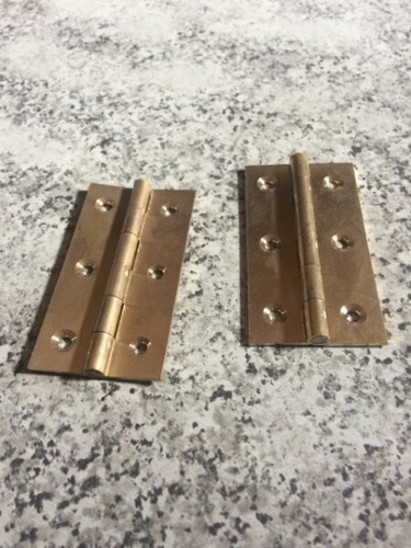 Brass Hinges - 3 Inch, Highly Durable Design | Fine Finish, Rust Free, Accurate Dimensions