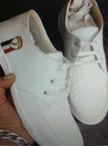 white ferrari shoes