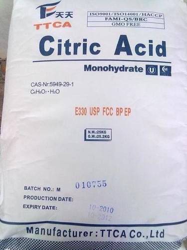 Citric Acid Monohydrate Application: Industrial