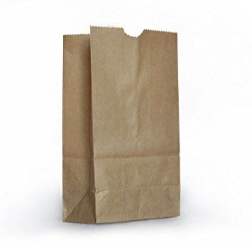 Brown Color Paper Bags Size: Custom