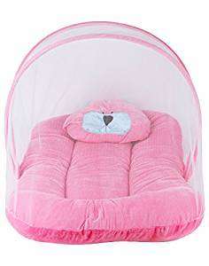 Littly Contemporary Velvet Baby Bedding Set (Pink)