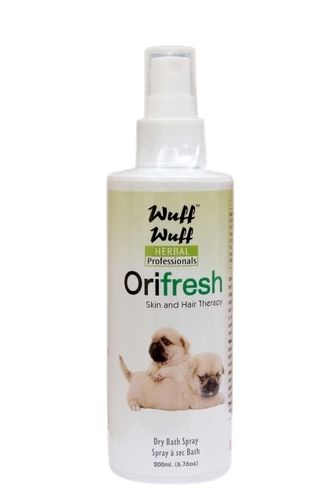 Wuff-Wuff Orifresh Dry Bath for Pups ,Kitten, Dogs and Cats 200 ml